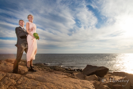 Bröllops fotografering på stranden